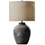 Elegant Ceramic Table Lamp 3D model small image 1