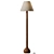 Elegant Modern Osaka Floor Lamp 3D model small image 3