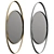 **Sleek Modern Wall Mirror Kit** 3D model small image 1