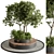 Cityscape Oasis Bench Plant Display 3D model small image 2