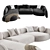 Modern Freya Sectional Sofa Home 3D model small image 2