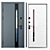 Metal Entry Door MG 815/146 3D model small image 3
