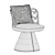 Flair O' Couture Chair: Chic Elegance 3D model small image 6