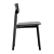 Elegant Casale Dining Chair 3D model small image 3