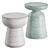 Terrazzo Side Tables Set, Mesquida & Pada 3D model small image 7