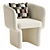 Fiona Modern Lounge Chair 3D model small image 1