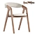 Ergonomic Monti Chair in 3D 3D model small image 1