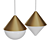 Modern Corner Design Cone Light 3D model small image 2