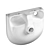 Porcelain Mini Sink Sanita Lada 3D model small image 4