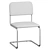 Sleek Modern Visitor Chair 3D model small image 7