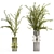 Spring Blossom Eco Vase Set 3D model small image 1