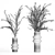 Spring Blossom Eco Vase Set 3D model small image 6