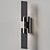 Amari LED Wall Sconce: Artful Illumination 3D model small image 3