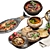 Assorted Food Set 3D model small image 2