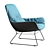 Stylish Leya Lounge Chair 3D model small image 6