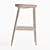 Uniqwa Tarkuli Natural Barstool 3D model small image 5