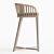 Natural Malawi Tub Barchair Uniqwa 3D model small image 3