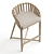 Natural Malawi Tub Barchair Uniqwa 3D model small image 4