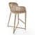 Natural Malawi Tub Barchair Uniqwa 3D model small image 5