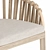 Natural Malawi Tub Barchair Uniqwa 3D model small image 6