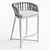 Natural Malawi Tub Barchair Uniqwa 3D model small image 7