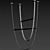 Sleek Wireline Lighting Collection 3D model small image 6