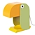 Tropical Toucan Table Lamp 3D model small image 5