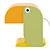 Tropical Toucan Table Lamp 3D model small image 6