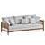 Elegant Flexform Parker Sofa 3D model small image 2