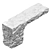 Custom Stone Bar Table Set 3D model small image 3