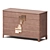 Elegant Dongiovanni Chest Drawers 3D model small image 1