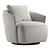 Elegant Alice Armchair Design 3D model small image 3