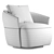 Elegant Alice Armchair Design 3D model small image 5