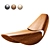 Cowrie Rocker Chaise Lounge Cabinet 3D model small image 1