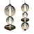 Modern Futuristic Pendant Light 3D model small image 1