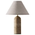 Elegance Defined Travertine Table Lamp 3D model small image 2