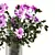 Elegant Bouquet Flower Set Display 3D model small image 3