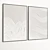 Plaster Texture Photo Frame Set 3D model small image 6