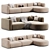 Elegant Bagutta Sofa for Sale 3D model small image 1