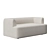 Boucle Gala 2 Seater Sofa 3D model small image 1