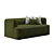 Boucle Gala 2 Seater Sofa 3D model small image 6