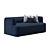 Boucle Gala 2 Seater Sofa 3D model small image 7