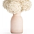 Hydrangea White Bouquet Vase 3D model small image 3