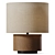 Modern Sunds Shaded Table Lamp 3D model small image 1