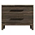 Aventura Dark Nightstand Millimeters UVs Unwrapped 3D model small image 2