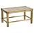 Premium Bamboo Coffee Table - 50x60x90cm 3D model small image 1