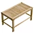 Premium Bamboo Coffee Table - 50x60x90cm 3D model small image 5