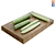 Multifunctional Cucumber Kitchen Board 3D model small image 1