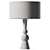 Dark Wood Table Lamp 3D model small image 3