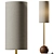 Sleek Metal Floor Lamp 3D model small image 2